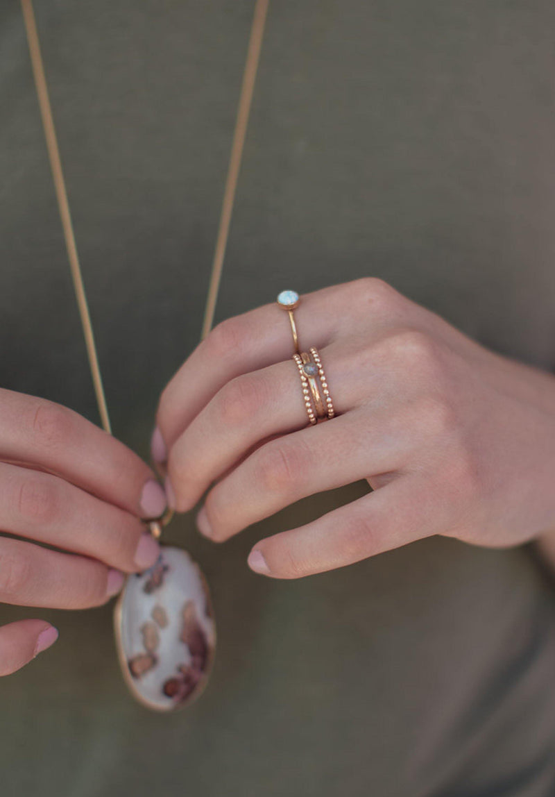 Classic Opal Ring - Emily Warden Designs Site