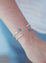 Turquoise Gem Cuff - Emily Warden Designs Site