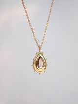 Champagne Diamond Pear Pendant No. 2