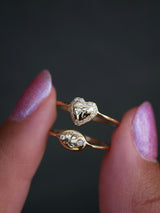 Teeny Engraved Oval Ring