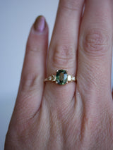 Green Sapphire James Ring