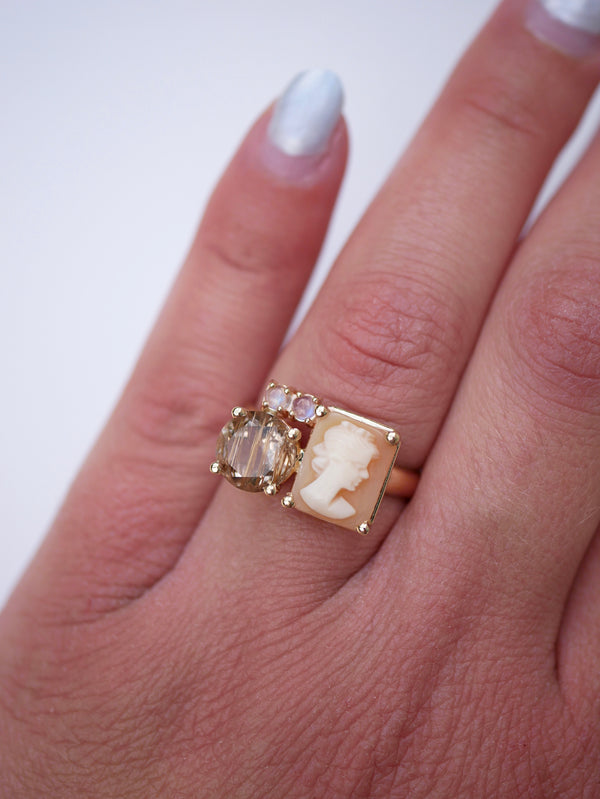 Cameo Collage Ring