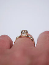 Cushion Lover’s Knot Ring