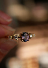 Multi-Color Sapphire Distance Ring