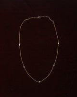 White Diamond Station Necklace