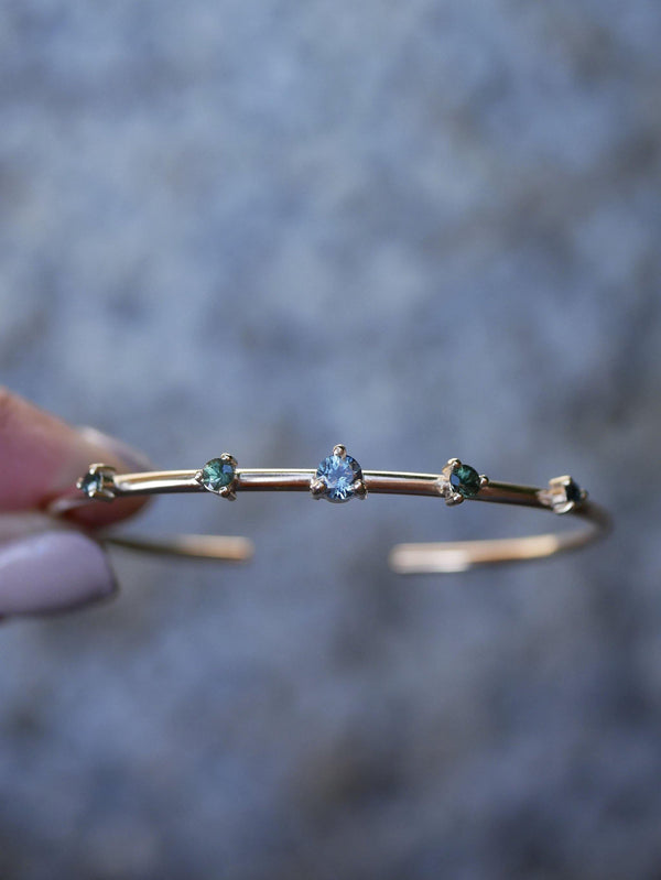 Studded Sapphire Bracelet - Emily Warden Designs Site