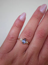 Alexandrite Trio Ring