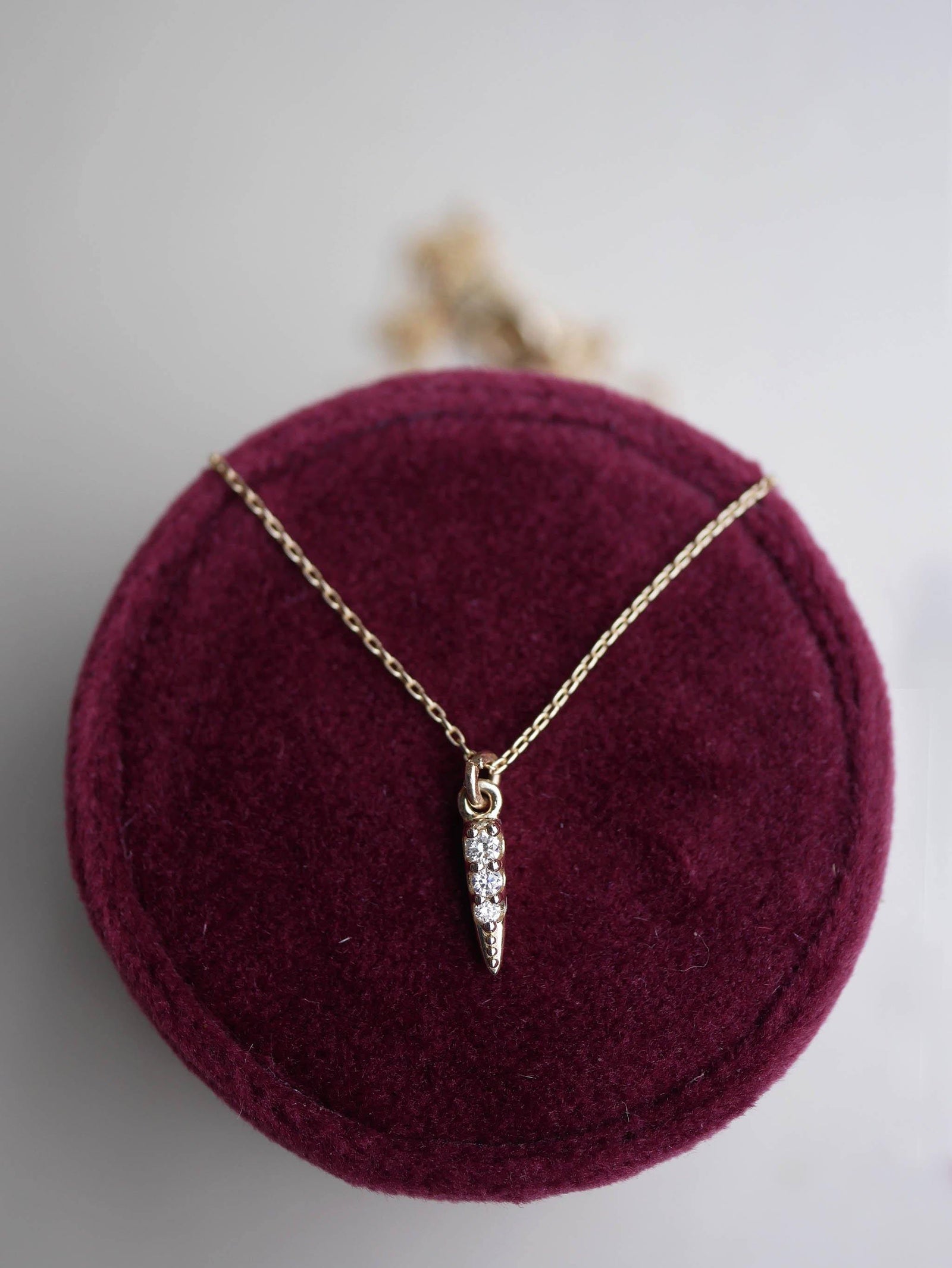 Diamond Spike Necklace – Emily Warden Designs