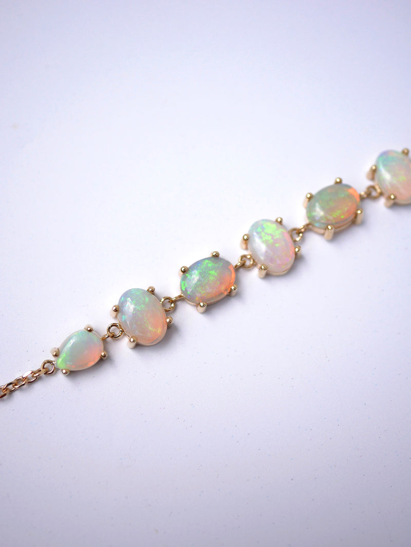 Australian Opal Chain Bracelet