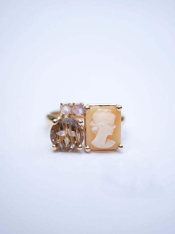 Cameo Collage Ring