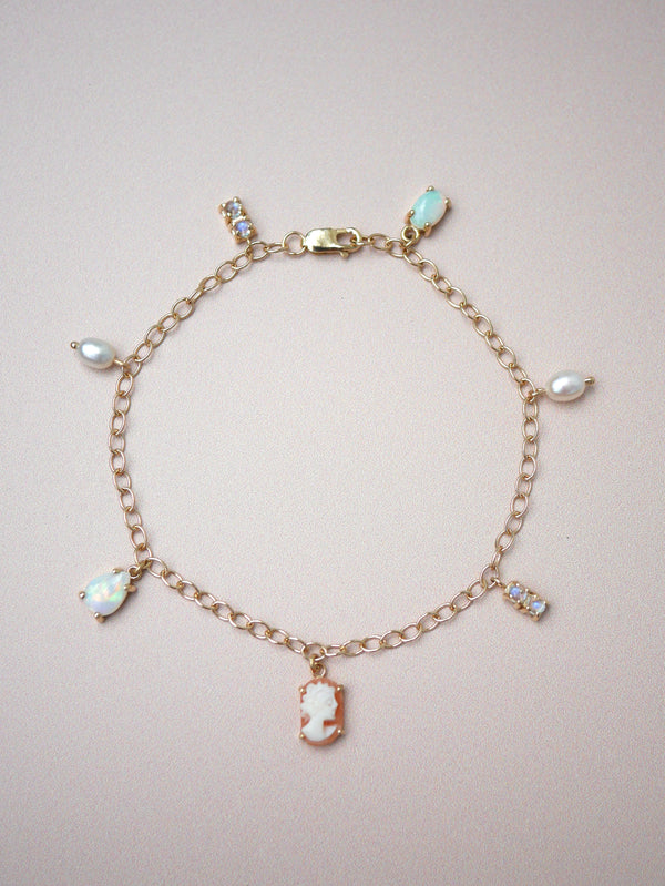 Cameo Charm Bracelet