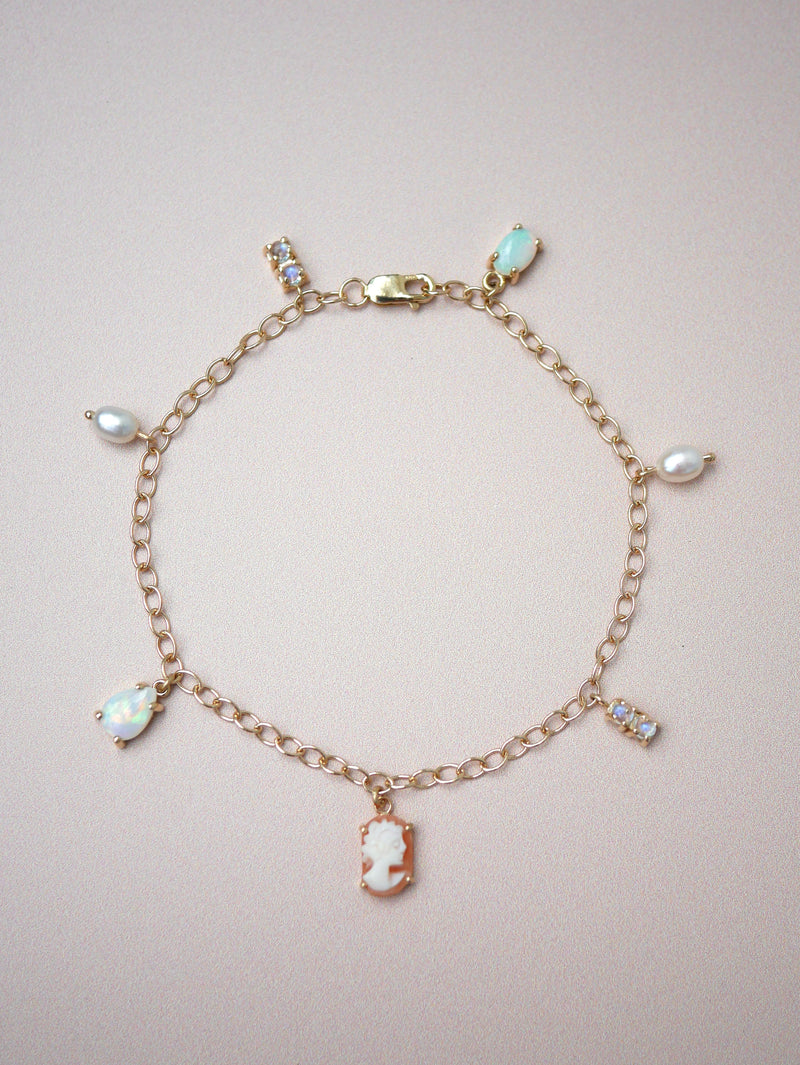 Cameo Charm Bracelet
