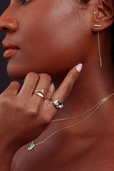 Diamond Peak Contour Ring