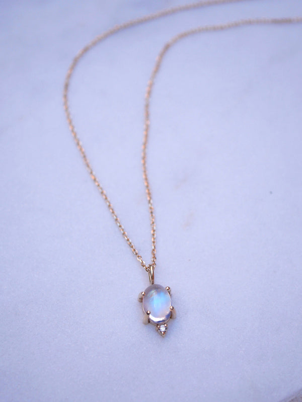 Oval Moonstone Pendant