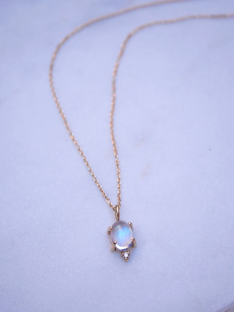 Oval Moonstone Pendant