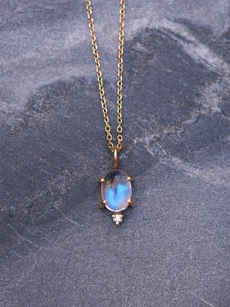 Oval Moonstone Pendant