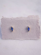 Blue Sapphire Kite Studs