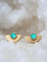 Turquoise Halfmoons - Emily Warden Designs