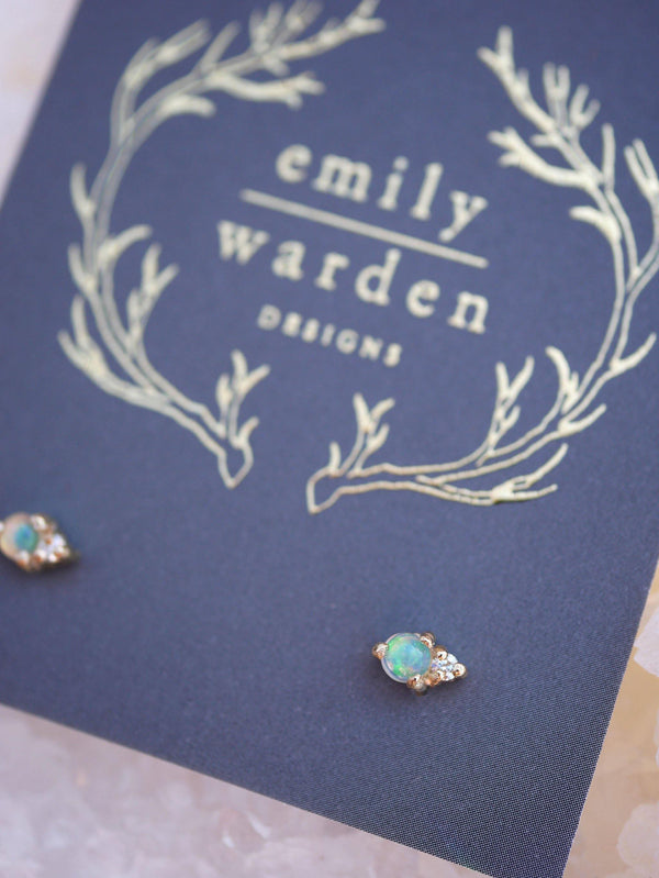 Opal Twinkle Studs - Emily Warden Designs Site