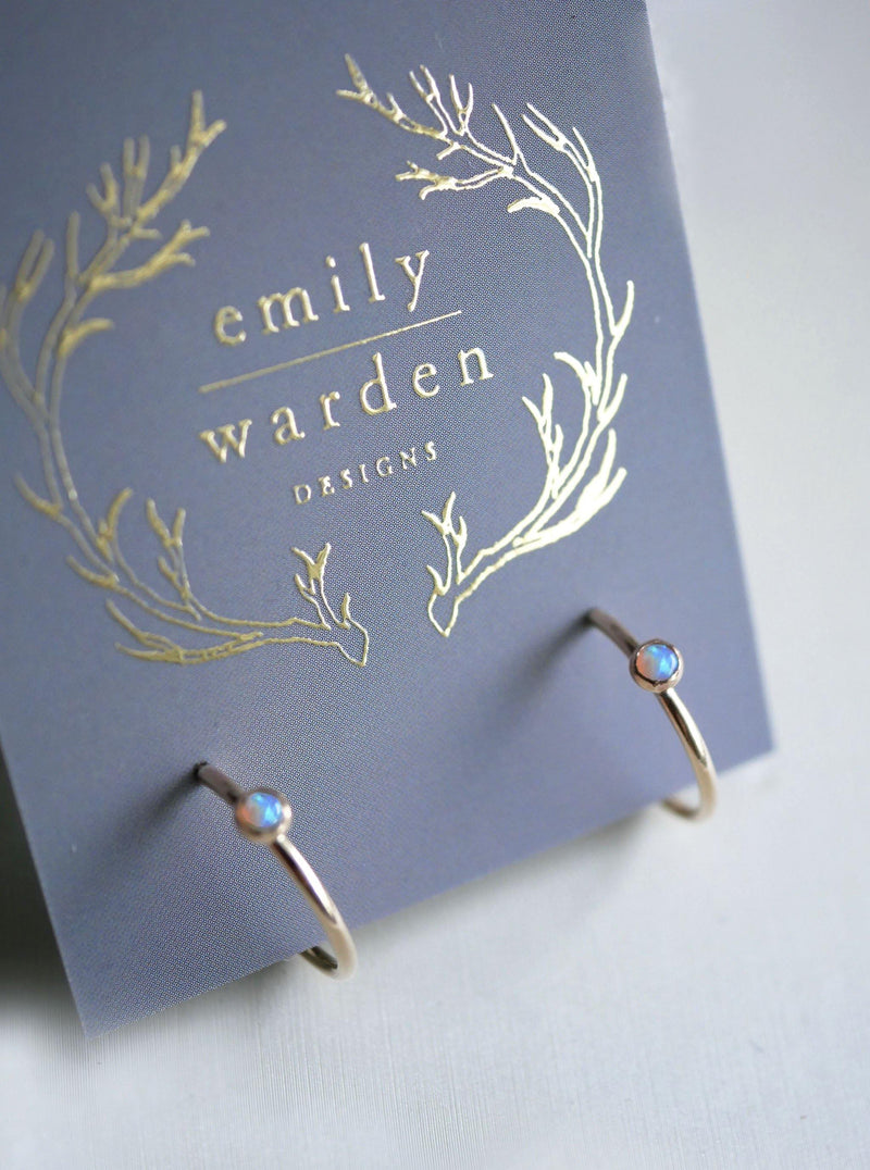 Small Orbit Hoops - Emily Warden Designs