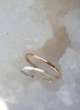 Hammered Stack Ring - Emily Warden Designs Site