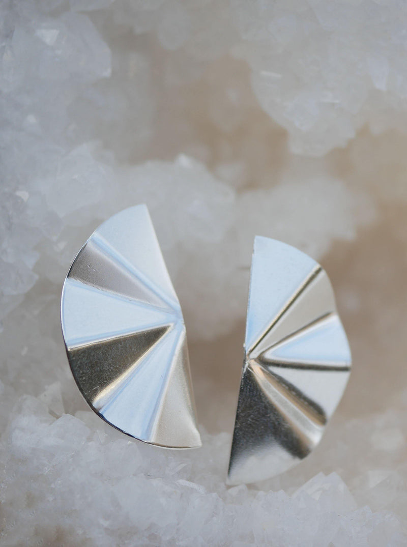 Ruffle Studs - Emily Warden Designs Site