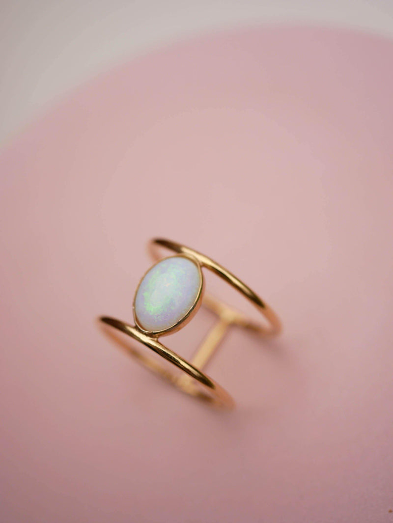 Opal Cage Ring - Emily Warden Designs Site