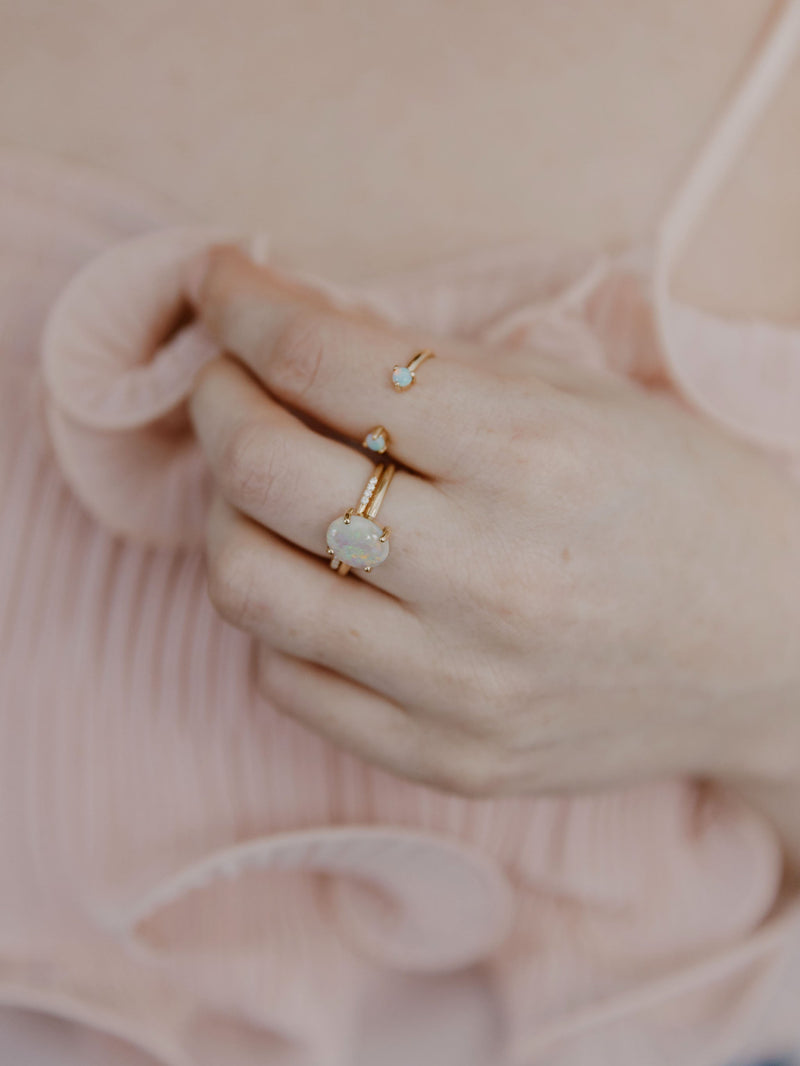 Opal Cuff Ring