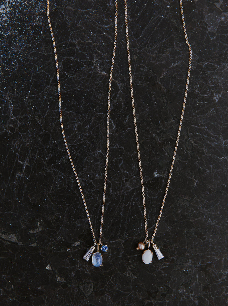 Moonstone Charm Necklace