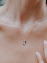 Moonstone Charm Necklace