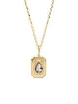 Pear Diamond Tag Pendant No. 1