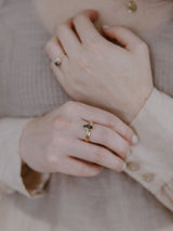 Baguette Cuff Ring