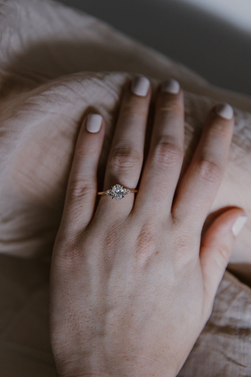 Winged Diamond Ring