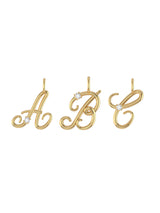Script Letter Charm