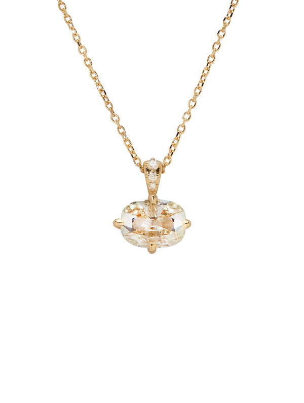 Antique Diamond Hidden Halo Pendant