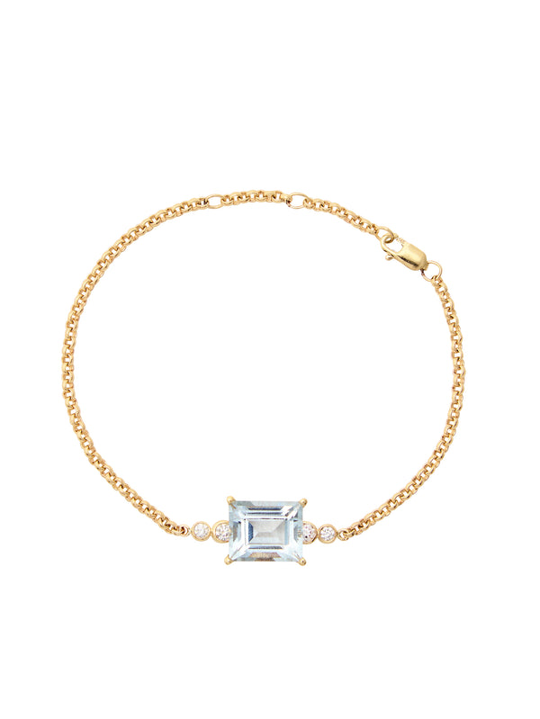 Aquamarine Corsage Bracelet