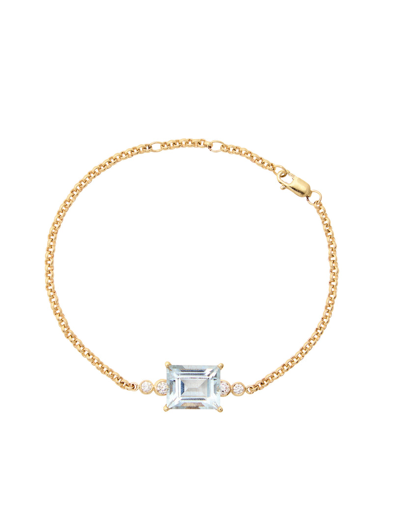 Aquamarine Corsage Bracelet