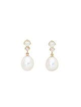 White Ballerina Pearl Drops