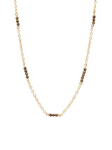 Beaded Pyrite Layering Chain