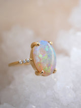 Crystal Opal Reign Ring