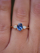 Sapphire Forget Me Not Ring