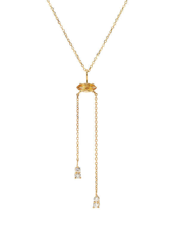 Citrine Lariat