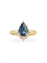 Parti Sapphire Clementine Ring