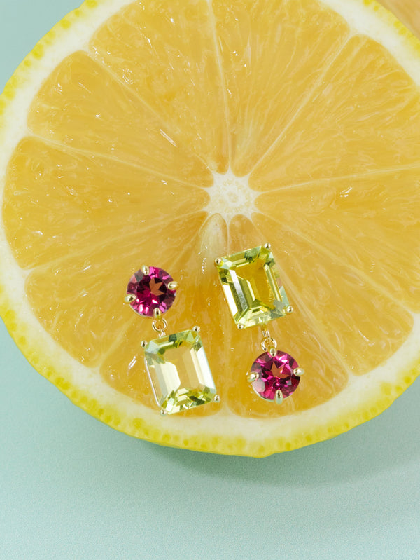 Pink Lemonade Carlyle Studs