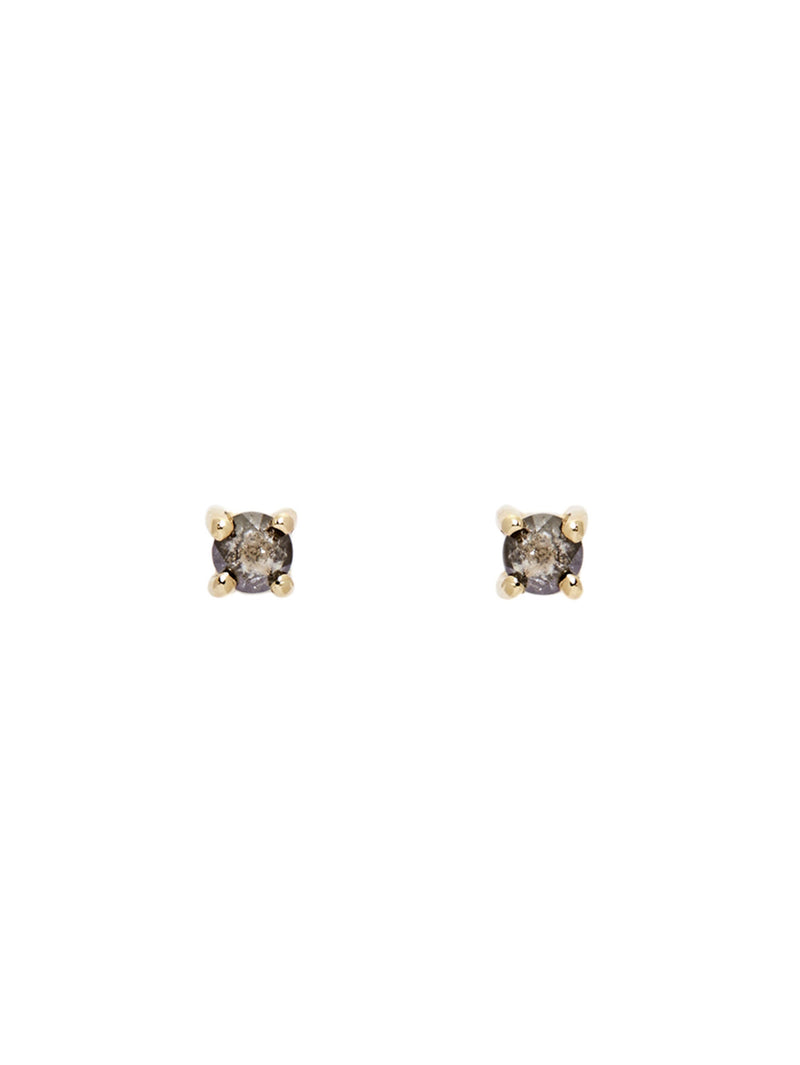 Salt and Pepper Diamond Studs