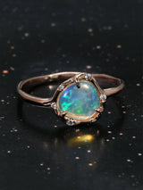 Cosmic Light Opal Ring