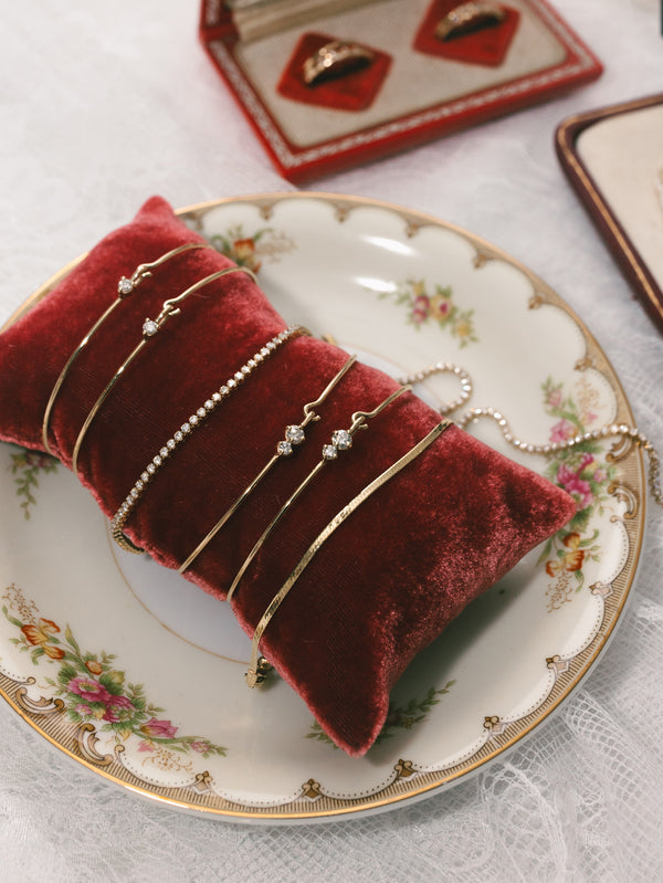 Skinny Herringbone Bracelet