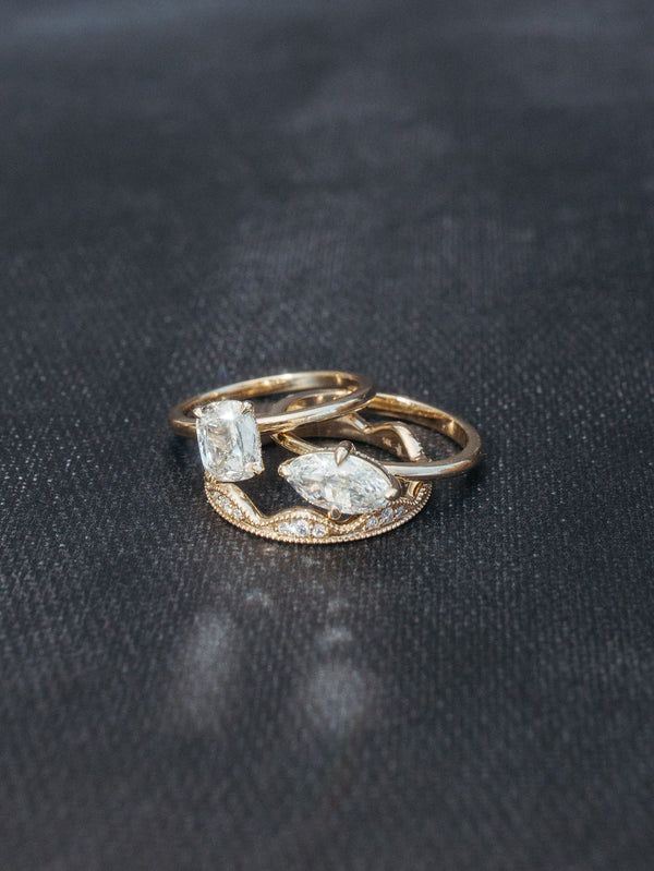 Antique Cushion Diamond Ring