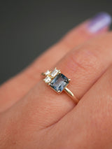 Mixed Cut Sapphire Ring
