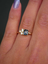 Mixed Cut Sapphire Ring